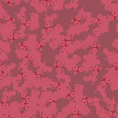 Fototapeta na wymiar UFO camouflage of various shades of red, pink and purple colors