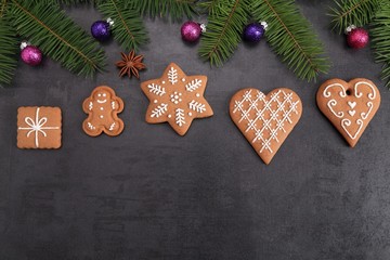 Gingerbread cookies.