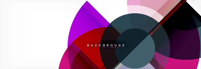 Obraz premium Circle abstract background