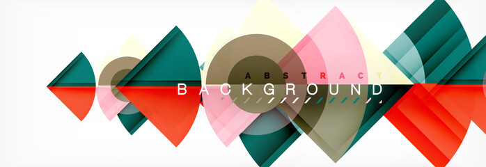 Obraz premium Modern geometric abstract background