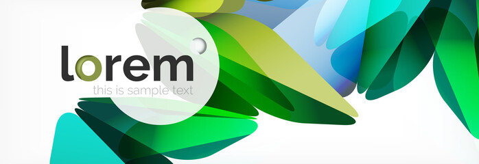 Modern geometric background. Poster template with polygonal elements