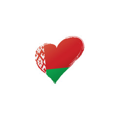 Belarus flag, vector illustration on a white background