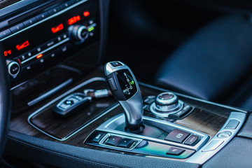 dashboard of a car