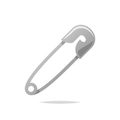 Safety pin vector isolated