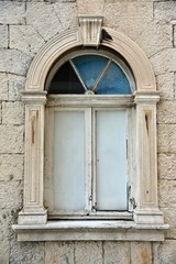 Trogir croatia city hall old window