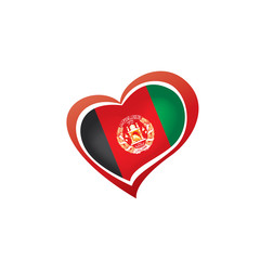 Afghanistan flag, vector illustration on a white background