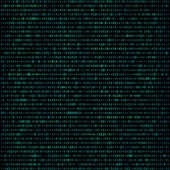 Naklejka premium Matrix binary code background