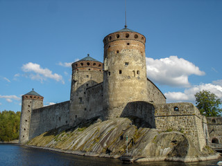 Fototapeta na wymiar Castle in Kuopio at sunny day
