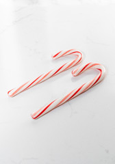 Obraz na płótnie Canvas Christmas Peppermint Candy Cane