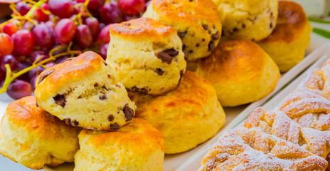Breakfast pastry muffin at Spring Festival picnic event