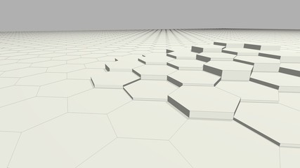 Hexagram Kubus 3D Modell