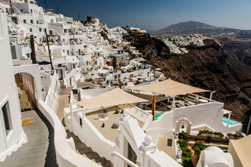 Santorini Fira, Greece - landscape