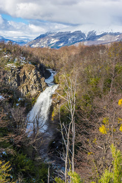 Waterfall Vulliglianco, patagonia, Neuquen, Route 40