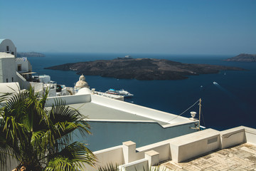 Santorini Fira, Greece - landscape