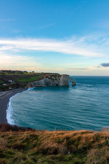 Etretat Normandie/Frankreich Alabaster K&uuml;ste/Winter 2018