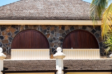 entrance to the house