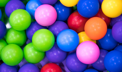 background with colored balls