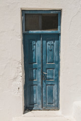 Fototapeta premium Santorini Fira, Greece - door