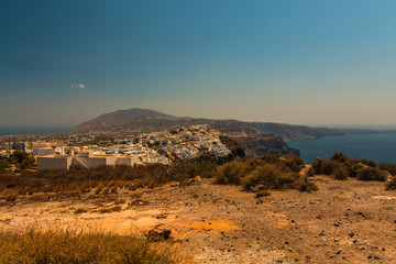 Santorini Fira, Greece - landscape
