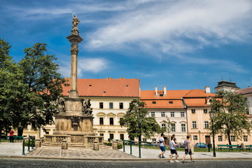 Fototapeta na wymiar Prag, Hradschiner Platz