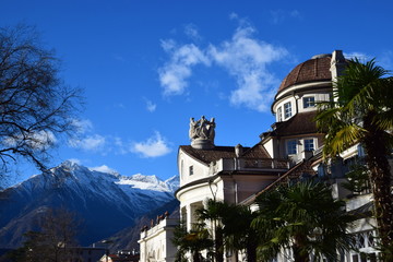Trentino Alto Adige - Kurhaus di Merano - obrazy, fototapety, plakaty