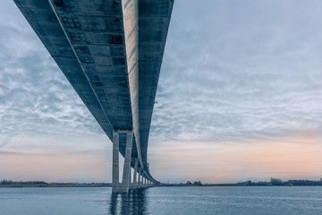 Crown Princess Marys bridge over the firth of Roskilde