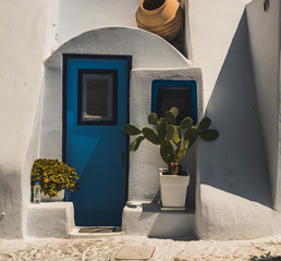 Santorini Fira, Greece - door