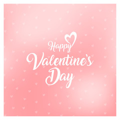 happy valentines day greeting card vector illustration