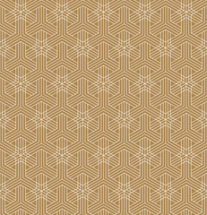 Seamless pattern based on Japanese ornament Kumiko