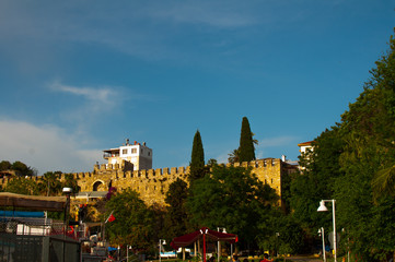 Naklejka premium The old town of the city of Antalya