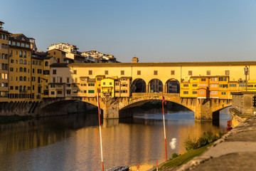 Obraz premium Ponte Vecchio over Arno river in Florence, Italy