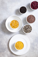 Raw Pulses Or Lentils - Sabut Masoor, Rajma, Sabut Urad, Chana, Urad 