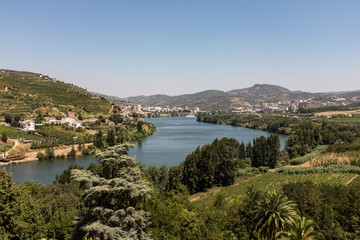 Fototapeta na wymiar The River Douro at Peso da Régua, Portugal