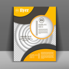 abstract design flyer or booklet