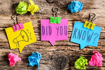 Post-it note : did you know ? 