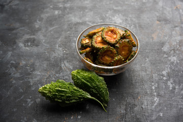 Karela Achar / Bitter Gourd Pickle, popular Indian recipe