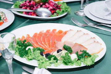 restaurant dish on the table