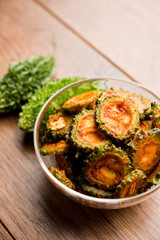 Karela Achar / Bitter Gourd Pickle, popular Indian recipe