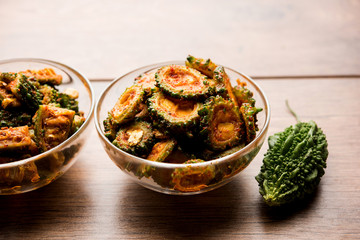 Karela Achar / Bitter Gourd Pickle, popular Indian recipe