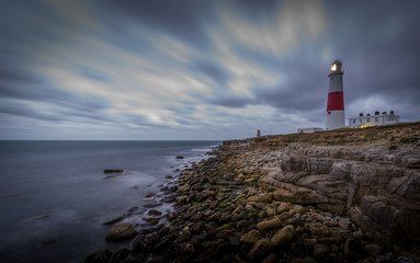 Fototapeta na wymiar Portland Lighthouse Dorset