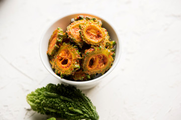 Karela Achar / Bitter Gourd Pickle, popular Indian recipe