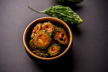 Karela Achar / Bitter Gourd Pickle, popular Indian recipe