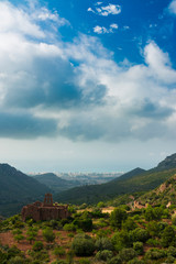 Fototapeta premium Old abbey in the mountains