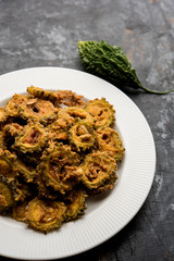 Karela Chips or Bitter Gourd Fry is a healthy snack recipe