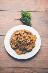 Karela Chips or Bitter Gourd Fry is a healthy snack recipe