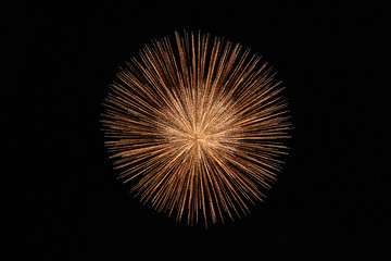 Obraz premium Fantastic view of exploding fireworks.