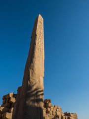 Obelisk im Tempel Karnak