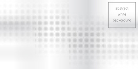 Obraz premium Light white gray abstract background using transparent halftone and gradient spots.
