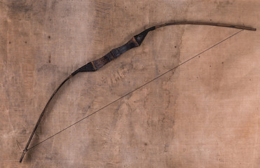 ancient wooden bow