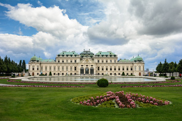 Vienna. The upper Belvedere is a summer sunny day. Austria